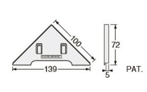 Joto ジョートー キソパッキン調整板 KP-A10用 2mm厚 KP-S10A2 426-1212 左右120セット 基礎 床下 工事 基礎パッキン