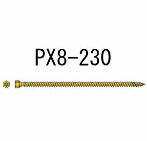 東日本パワー パネリードX PX8-230 100本 403-5885 基礎 内装 構造金物 土台｜養生・建築資材のマモルデ