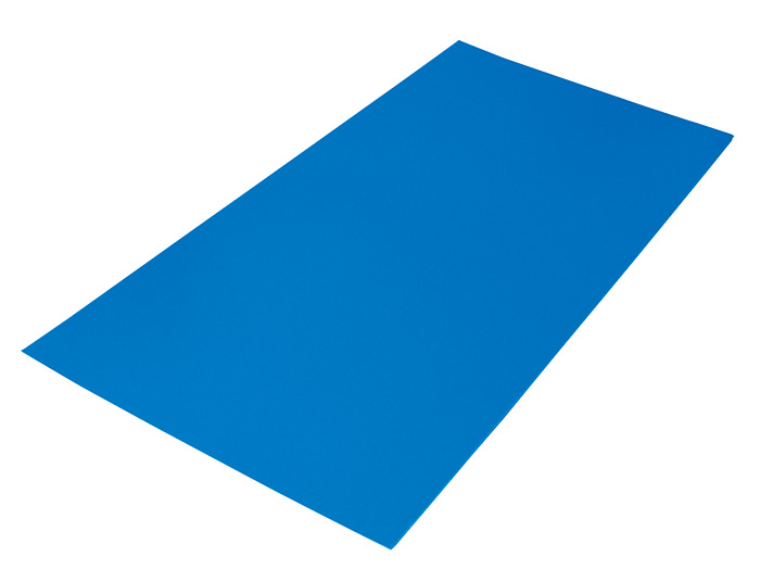 床養生ボード 床 養生板 養生材/ベストボード(R) アオベニ 厚2.0mm（100枚/セット）エンボス加工 青ベニヤ 2.0mm×910×