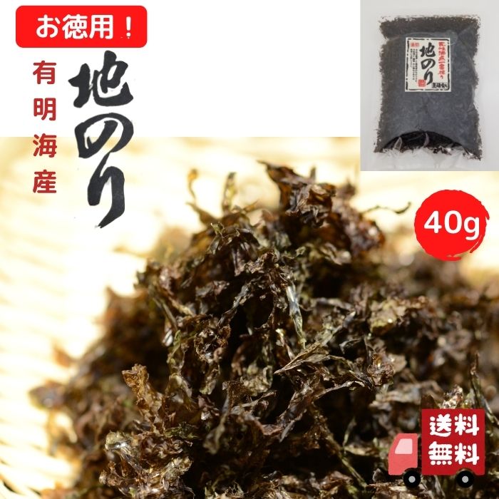 450円 非売品 地のり 九州 有明産 お得 な 40g国産 黒ばらのり 磯のり 岩のり 干のり チャック付