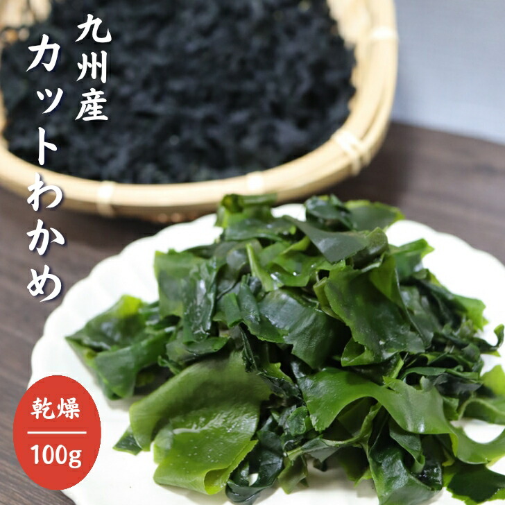 人気定番の 三陸産 カット わかめ 100g 国産 乾燥わかめ カットワカメ 若布 無添加 無着色 チャック 付き袋入 お徳用 乾物 スープ 味噌汁  サラダ 日常 somaticaeducar.com.br