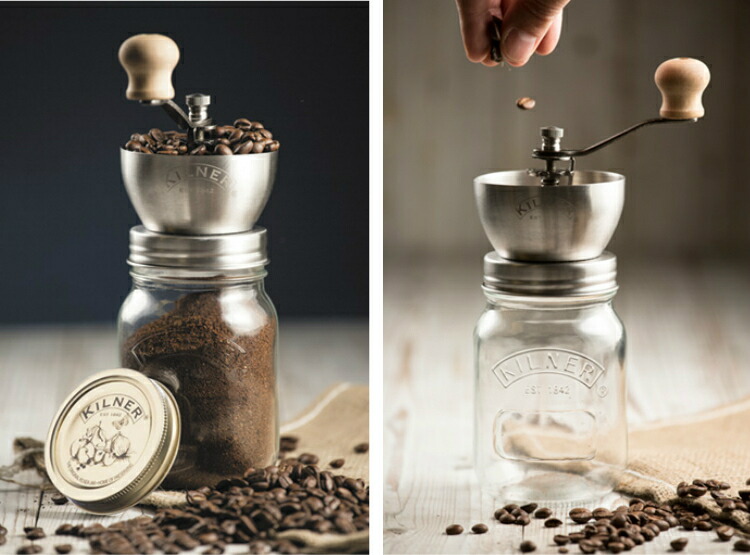 【楽天市場】コーヒーグラインダー＆ジャー 0.5L KILNER キルナー COFFEE GRINDER JAR 0.5L ガラス容器