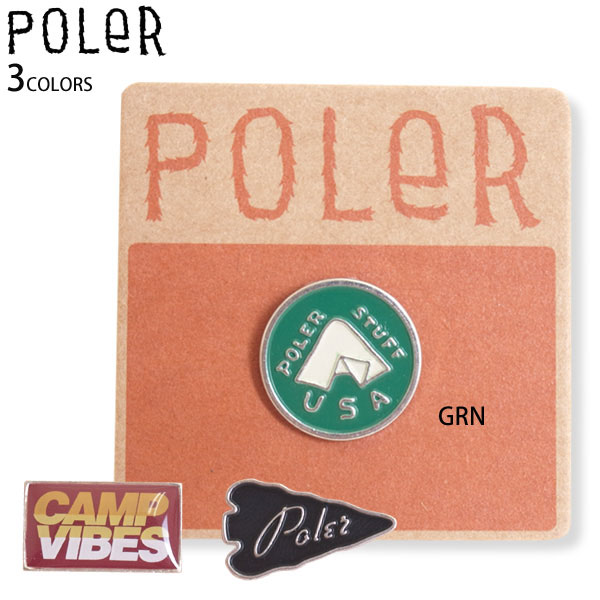 楽天市場 Poler ピン ピンバッジ Campvibes Tent Arrowhead キャンプ アウトドア ウェアのアクセントに ポーラー正規 販売店 The Usa Surf Online Store