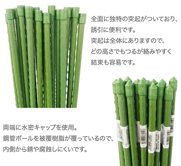 最大54％オフ！ 園芸支柱 径11mm×長さ90cm 50本 セット 鋼管竹 鋼管支柱 イボ竹 園芸 支柱 農業用 農業資材 花 野菜 畑 庭  ガーデニング 家庭菜園 CSP-11-90-SET qdtek.vn