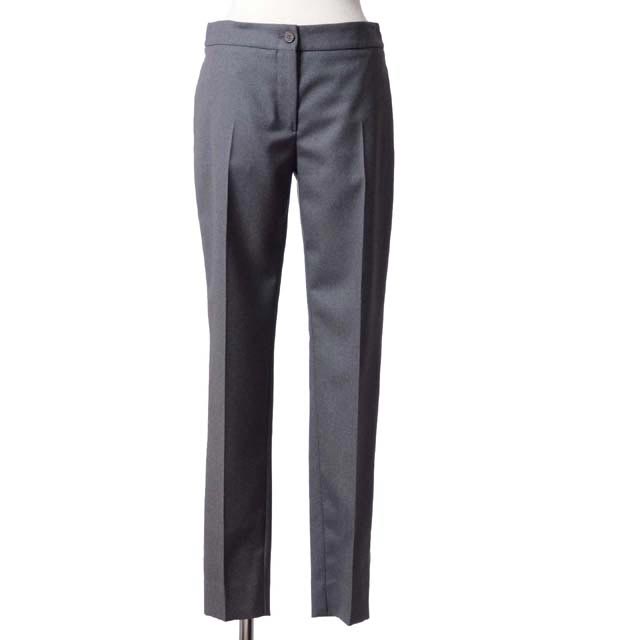 メゾン マルジェラ (Maison Margiela) ストレートパンツ ウール グレー s31ka0408859 2015AW レディース秋冬新作 3,980円以上購入で送料無料 【正規取扱】｜ヨコアンティ