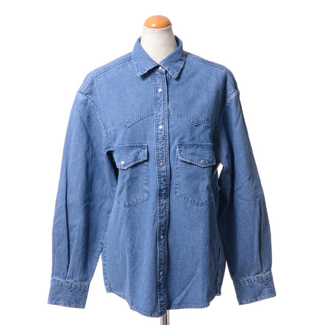 ゴールデングース (Golden Goose) デニムシャツ コットン ライトブルー＜br /＞g30wp021a1＜br /＞ 2017SS レディース春夏新作 送料無料 正規取扱