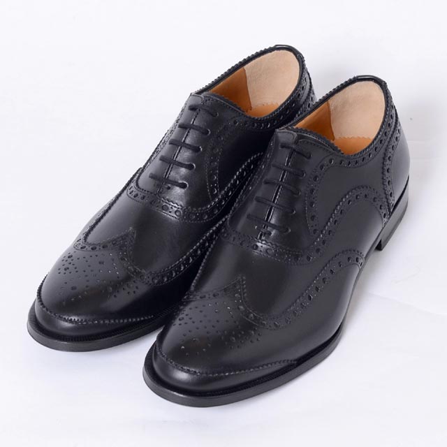 アレキサンダーマックイーン (Alexander McQueen) ウイングチップシューズ ブラック＜br /＞476203whqr11000＜br /＞ 2017AW メンズ秋冬 送料無料 正規取扱