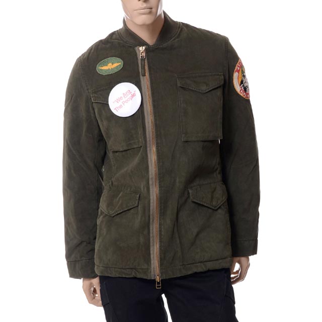 マハリシ (maharishi ) 虎螺旋釘 m65 上衣 オーガニックイタリアンミルコットン カーキ\u003cbr /\u003e8518agedolive\u003cbr /\u003e 2017AW メンズ秋冬 貨物輸送無料 置き目取りまわし メンズファッション-コート・ジャケット
