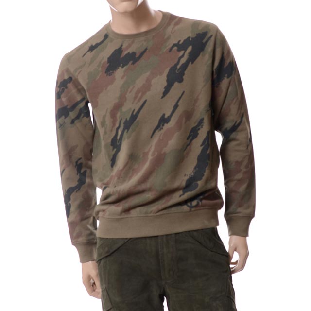 マハリシ (maharishi ) タイガートレーナー オリーブ＜br /＞8564woodlandCamo White Tiger Crew Sweat Organic Cotton Sweat 450 DPM: Bonsai Forest maharishi Vintage Archive Woodland＜br /＞ 2017AW メンズ秋冬 送料無料 正規取扱