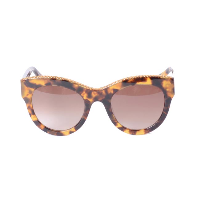 ステラマッカートニー (Stella McCartney) ファラベラ サングラス レディース ブラウンべっ甲 バイオアセテート メタル UVカット アイウェア 507721S000112087 送料無料 正規取扱|ヨコアンティ
