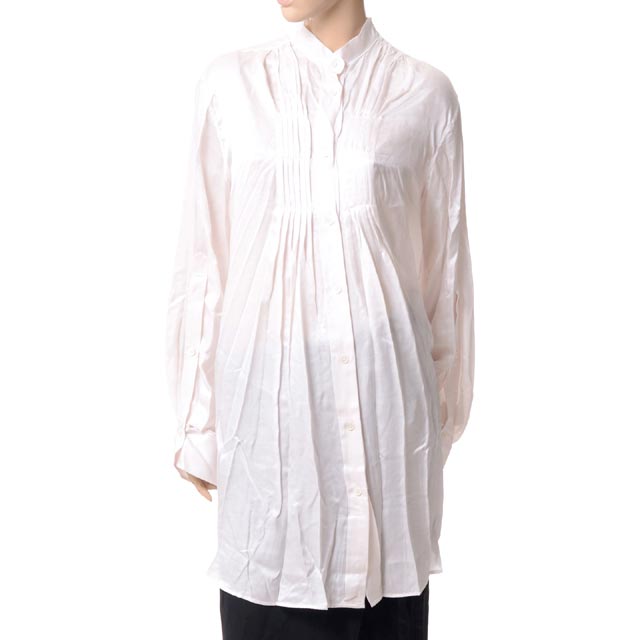 ■ 46272★アンドゥムルメステール ワンピース ２way ホワイト　シャツ □ 46272☆アンドゥムルメステール ワンピース 2way ホワイト シャツ