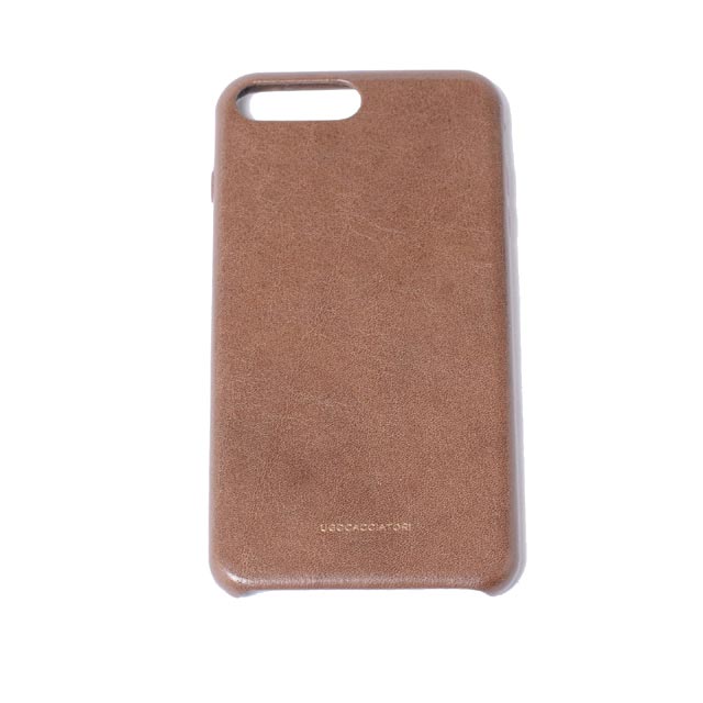 ウーゴカッチャトーリ (ugo cacciatori) 表面加工レザーiPhone 8Plus用ケース 8/7/6s/6対応 牛革 ブラウンpc005t8pbrBrown Leather メンズ 3,980円以上購入で送料無料 正規取扱｜ヨコアンティ