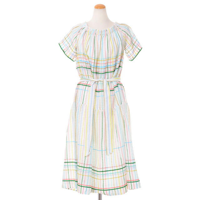 楽天市場 ミー Mii 半袖ギャザーフレアーワンピース コットン パステルpastel ss レディース春夏新作 送料無料 正規取扱 ヨコアンティ