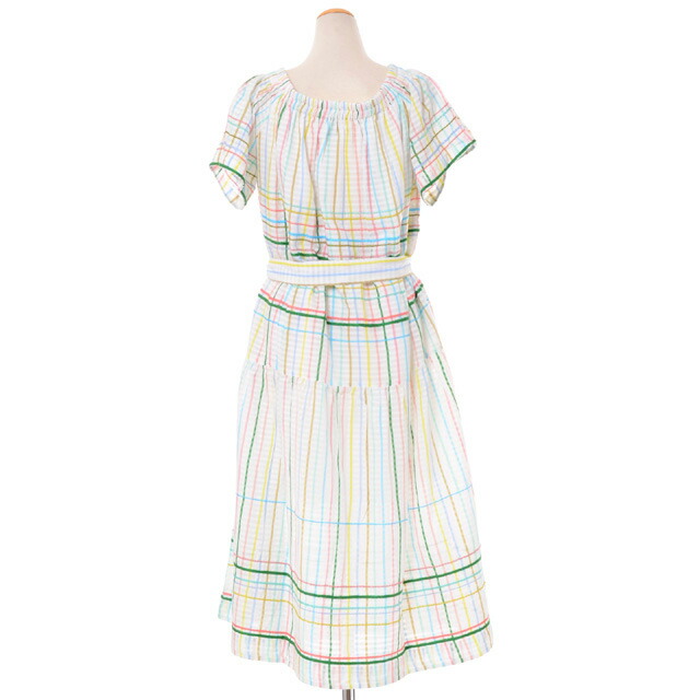 楽天市場 ミー Mii 半袖ギャザーフレアーワンピース コットン パステルpastel ss レディース春夏新作 送料無料 正規取扱 ヨコアンティ