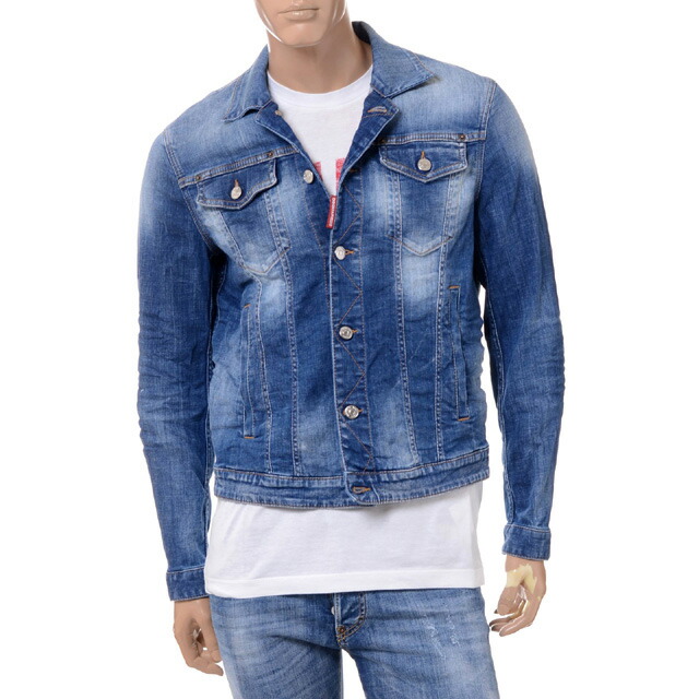 ディースク　デニムジャケット 楽天市場】【定価146,300円】DSQUARED2 （ディースクエアード