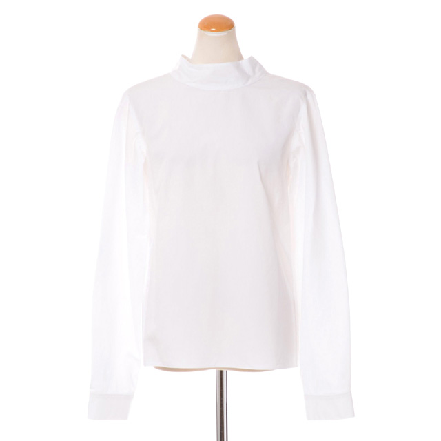 マルニ (Marni) 背中リボンハイネックブラウス コットン リリーホワイトcama0425a000w01 2021AW レディース秋冬新作 送料無料 正規取扱｜ヨコアンティ