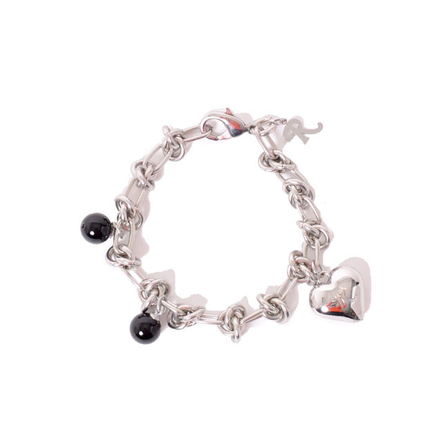 ラフシモンズ 22SS Skeleton Bracelet シルバーバングル Raf Simons Silver Skeleton Hand Bracelet