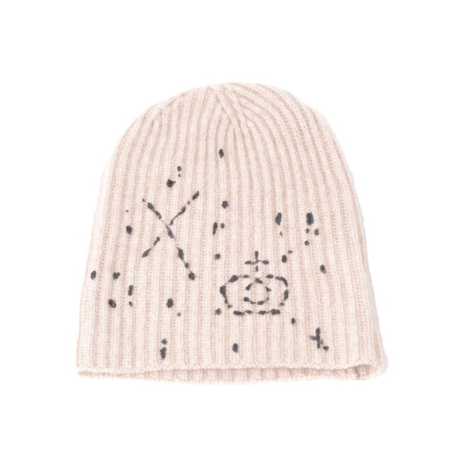 クイーンアンドベル (queene and belle) えの具編み物帽 カシミヤ ベージュ\u003cbr /\u003eqblc129natural\u003cbr /\u003e 2021AW レディース秋冬新作 貨物輸送無料 定め事取りまわし