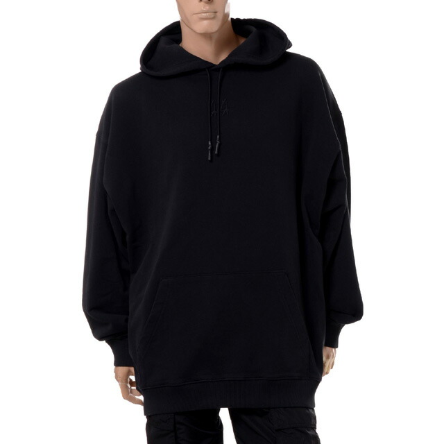 44ラベルグループ (44 label group) ロゴフーディ・パーカー　 コットン ブラック＜br /＞22sw03110099＜br /＞ 2022SS メンズ春夏新作 送料無料 正規取扱