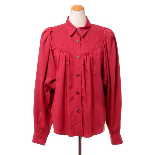 イザベルマラン (ISABEL MARANT) パフスリーブブラウス 再生繊維など ラズベリー8245180140 2022SS レディース春夏新作 送料無料 正規取扱｜ヨコアンティ