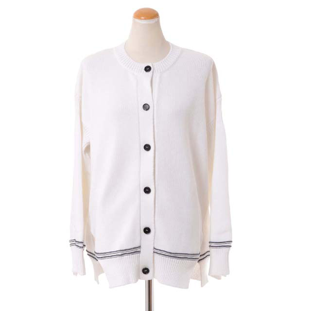 マルニ (Marni) 背中ロゴ入りカーディガン コットン リリーホワイトcdmd0309q0u00w01 2023SS レディース春夏新作 送料無料 正規取扱｜ヨコアンティ