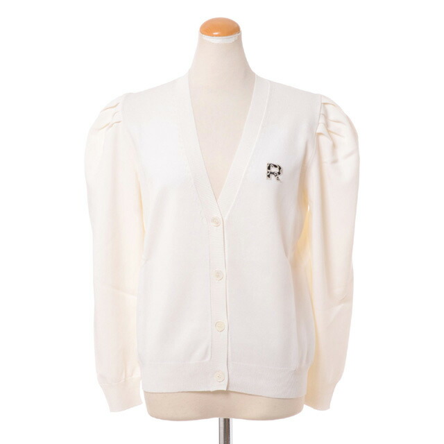 ロシャス (ROCHAS) 肩ボリュームカーディガン レーヨンなど ホワイトropw75244p101 2023SS レディース春夏新作 送料無料 正規取扱｜ヨコアンティ
