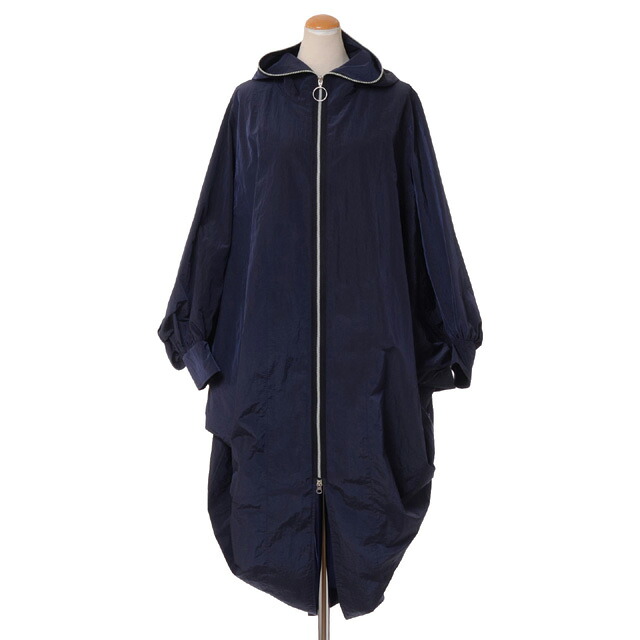 ダウェイ (DAWEI) フード付きレインコート ナイロン ネイビー＜br /＞23sm01t12navy＜br /＞ 2023SS レディース春夏新作 送料無料 正規取扱