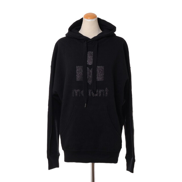 イザベルマラン (ISABEL MARANT) ボンネット付き添い人パーカー 綿織物裏起毛 黒いこと\u003cbr /\u003e8248340308\u003cbr /\u003e 2023AW レディース秋冬新作 貨物輸送無料 定まり取りまわし