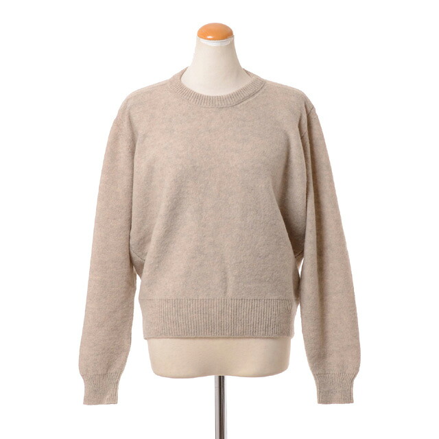 ルメール (LEMAIRE) 丸襟長袖セーター シェットランドウール チョークホワイトto1087lk085wh001 2023AW レディース秋冬新作 送料無料 正規取扱｜ヨコアンティ