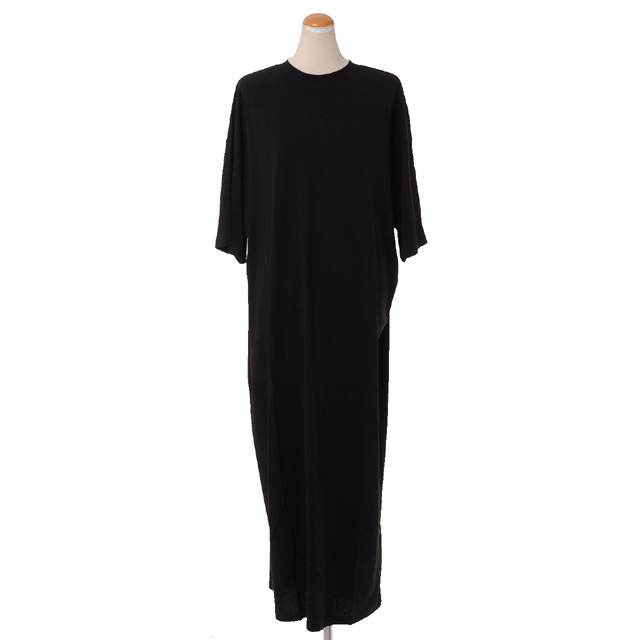 テラ (TELA) Tシャツワンピース コットン ブラック＜br /＞cc07mulanx01＜br /＞ 2024SS レディース春夏新作 送料無料 正規取扱