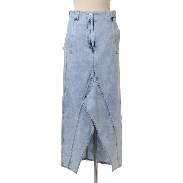 テラ (TELA) デニムロングスカート コットン ライトブルーcc08alexdenimp01 2024SS レディース春夏新作 送料無料 正規取扱｜ヨコアンティ