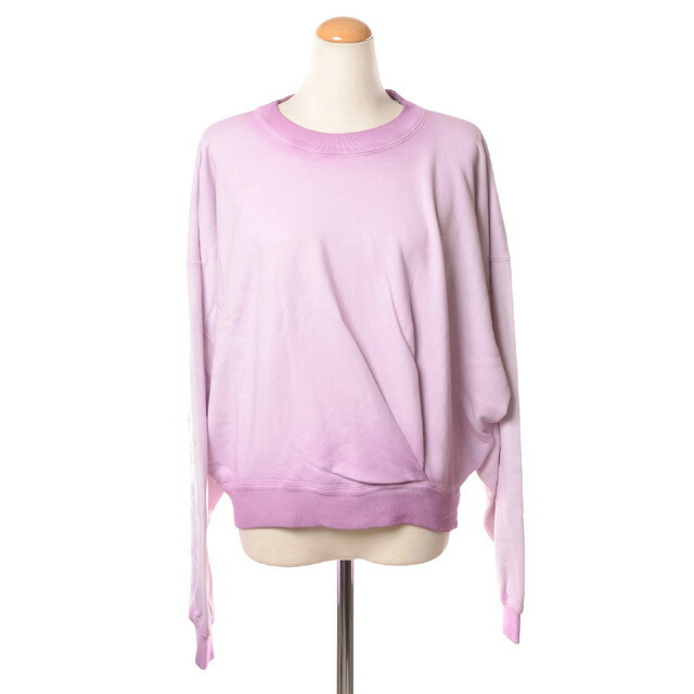 イザベルマラン (ISABEL MARANT) ショートワイドトレーナー コットンジャージー ぼかし薄パープル824340982 2024AW レディース秋冬新作 送料無料 正規取扱｜ヨコアンティ 42,900円