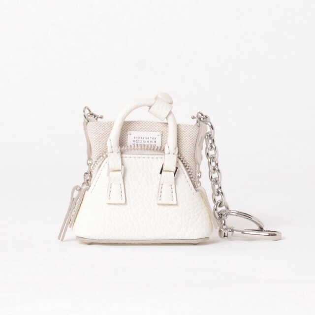 住み家 マルジェラ (Maison Margiela) 5ACクラシックミニチャーム なめし革など 白いこと\u003cbr /\u003esa2vl0009ho157\u003cbr /\u003e 2024SS レディース春夏新作 貨物輸送無料 定め事取りまわし