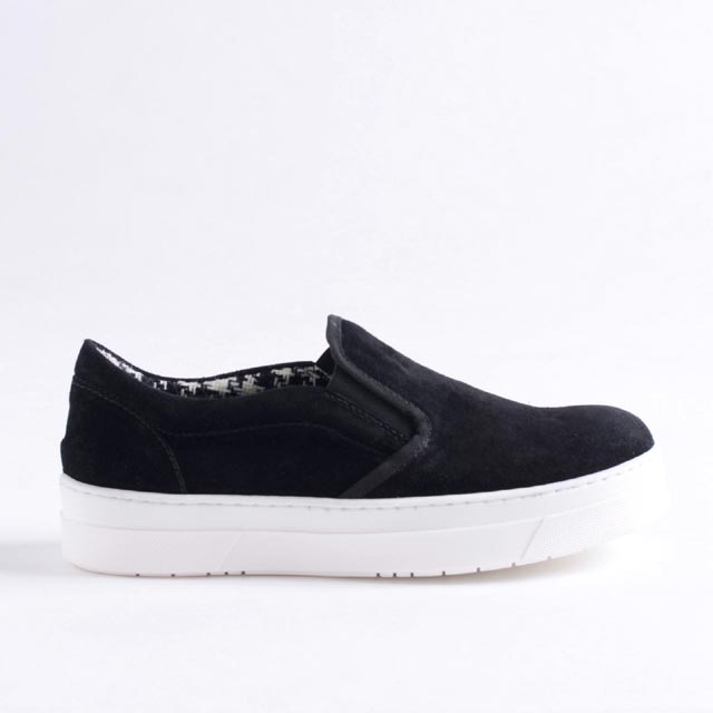 ポリーニ (Pollini) スリッポン スエードクロス 黒いこと sa10323i0jt30000 黒,チドリ透かし彫り,柄, 貨物輸送無料 【決まり取りまわし】 レディース靴-スリッポン-靴