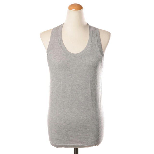 エクストリームカシミヤ (extreme cashmera x) タンクトップ コットンカシミア グレー＜br /＞27000311fe05grey＜br /＞ 2025SS ユニセックス春夏新作 送料無料 正規取扱