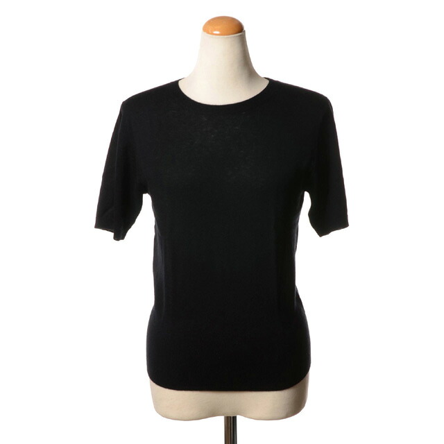 エクストリームカシミヤ (extreme cashmere x) noor半袖セーター ウールカシミヤ ブラック41617418tu05raven 2025SS レディース春夏新作 送料無料 正規取扱｜ヨコアンティ