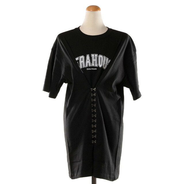 チカ キサダ (chika kisada) OPERAHOUSETシャツ コットン ブラックホワイト＜br /＞ct26077blackwhite＜br /＞ 2026SS レディース春夏新作 送料無料 正規取扱