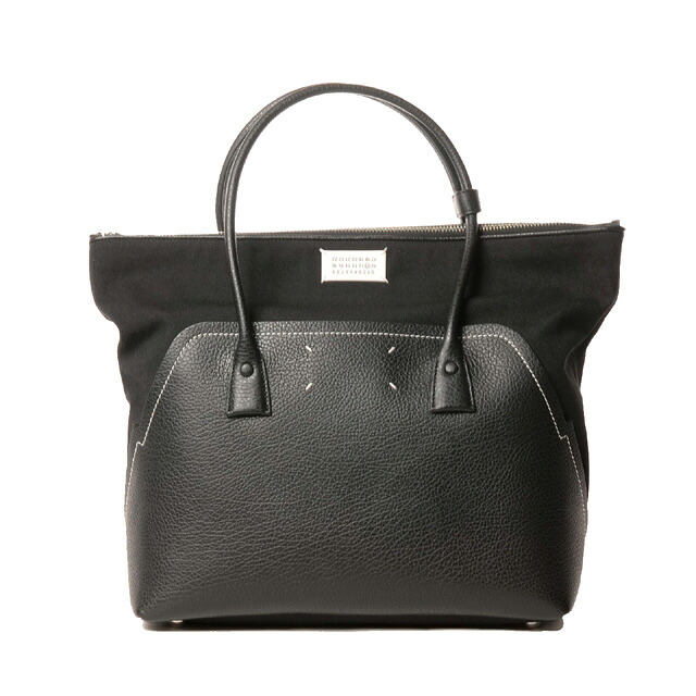 住み家 マルジェラ (Maison Margiela) 5ACショッピングトートバッグ 帆布など 黒いこと\u003cbr /\u003esb1wc0012t8013\u003cbr /\u003e 2025AW レディース秋冬新作 貨物輸送無料 定め事取りまわし