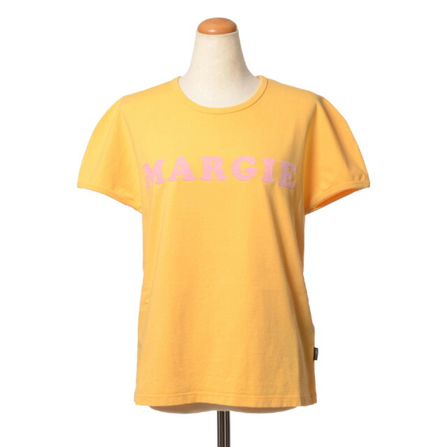 エムエムシックス メゾンマルジェラ (MM6 MAISON MARGIELA) ヴィンテージジャージーロゴTシャツ コットン イエローs62gd0212m20108173 2026SS レディース春夏新作 送料無料 正規取扱｜ヨコアンティ
