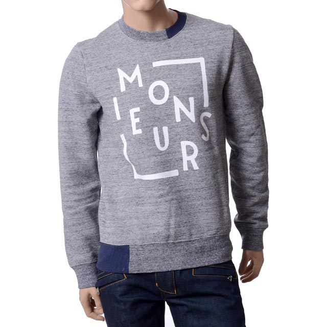 ヴィクターアンドロルフ (VIKTOR&ROLF) Parra トレーナー monsieur コットン グレー sgu001425156859m スウェット,丸首,半袖, パーラ,parra,rockwell,monsieur,灰色,綿,グラフィック 送料無料 【正規取扱】
