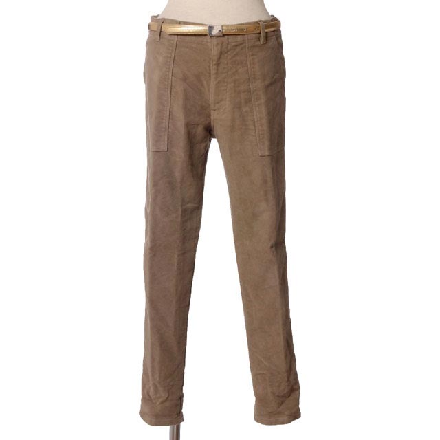 ゴールデングース (Golden Goose) パンツ コットン カーキ d002a4gg13fw 3,980円以上購入で送料無料 【正規取扱】
