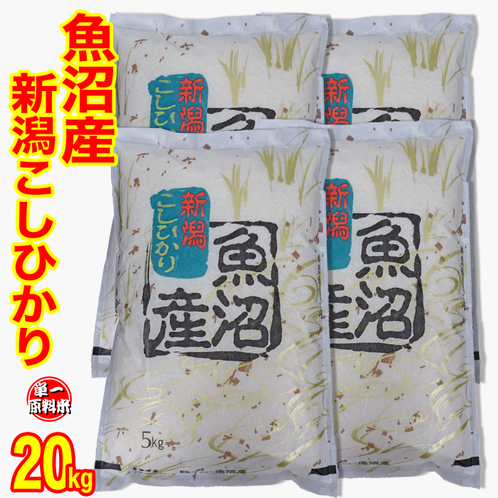 五ツ星お米マイスター厳選米 令和7年産 新潟 魚沼産 コシヒカリ 20kg (5kg×4) 食味分析80点以上 白米 精米（産地直送米） 新潟産 コシヒカリ 新潟県産 コシヒカリ 新潟 コシヒカリ 魚沼産 コシヒカリ 低温倉庫管理