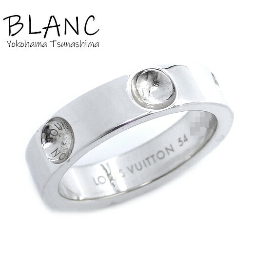 ルイヴィトン プティットバーグ アンプラント リング 指輪 #54 K18ホワイトゴールド K18WG LOUIS VUITTON 横浜BLANC【中古】|横浜BLANC店
