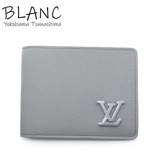【楽天市場】ルイヴィトン アエログラム ポルトフォイユ ミュルティプル グレインレザー グレー 二つ折り財布 M81026 横浜BLANC