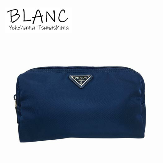 PRADA　プラダ　化粧ポーチ　 テスートナイロン 小物入れ　ネイビー 楽天市場】【新品未使用品】PRADA プラダ ナイロン ポーチ 化粧