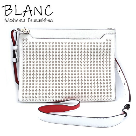 【新品同様】クリスチャンルブタン ショルダーバッグ クラッチバッグ 2way 楽天市場】クリスチャンルブタン スカイポーチ スパイクスタッズ 2way