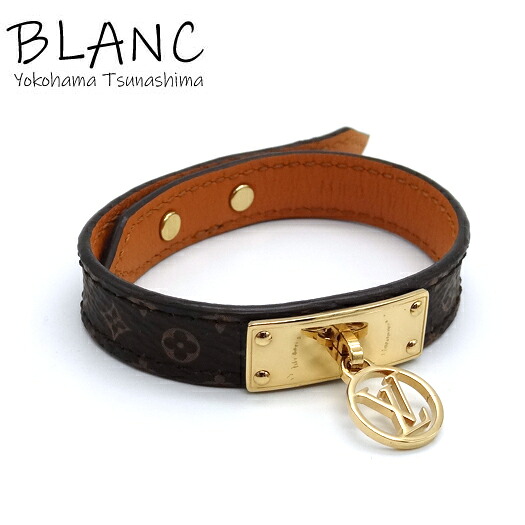 ルイ ヴィトン ロゴマニア ブレスレット モノグラム ゴールド金具 M4150F LOUIS VUITTON 横浜BLANC【中古】|横浜BLANC店