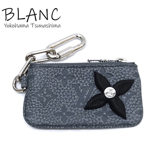 ルイヴィトン ポシェットクレ カードキーケース トリヨンクライミング グリグラナイト シルバー金具 M81602 LOUIS VUITTON 横浜BLANC【中古】 42,432円