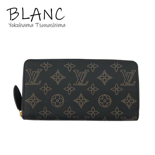 極美品】ルイヴィトン マヒナ ジッピーウォレット ブラック レディース