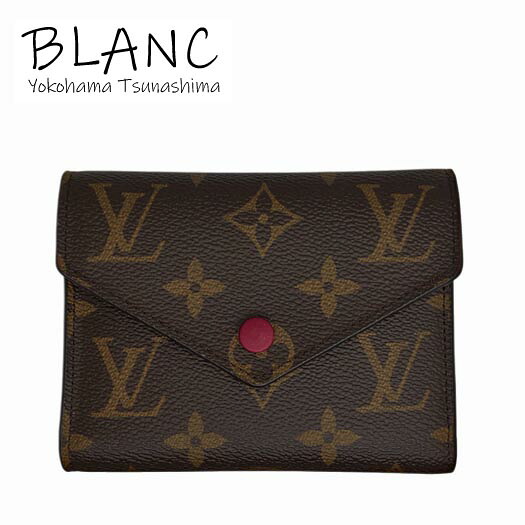 ルイヴィトン ポルトフォイユ ヴィクトリーヌ モノグラム フューシャ M41938 三つ折り財布 LOUIS VUITTON 横浜BLANC【中古】｜横浜BLANC店